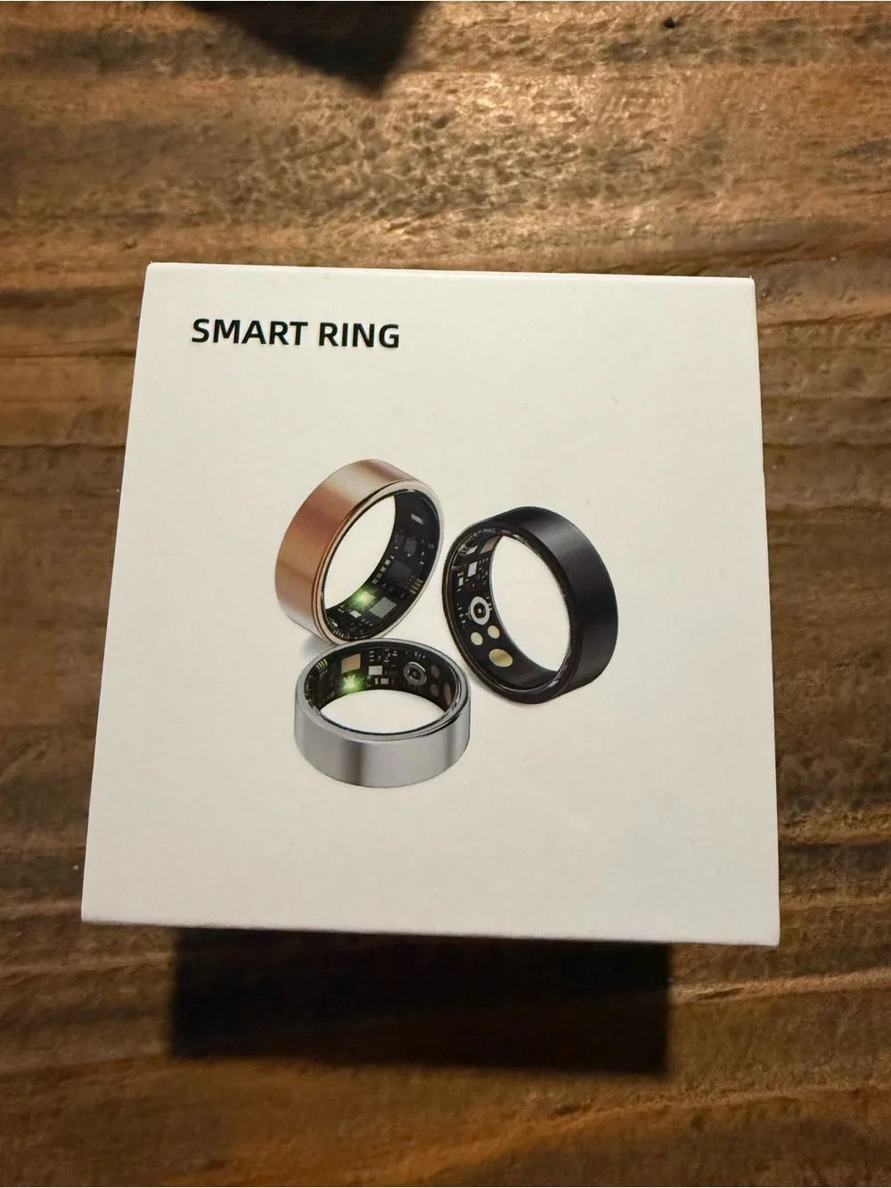 Smart Ring Wireless Activity & Health Tracker - Black